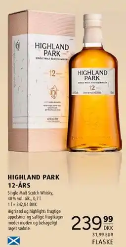Scandinavian Park HIGHLAND PARK 12-ÅRS tilbud