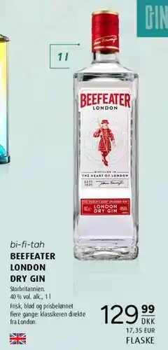 Scandinavian Park BEEFEATER LONDON DRY GIN tilbud
