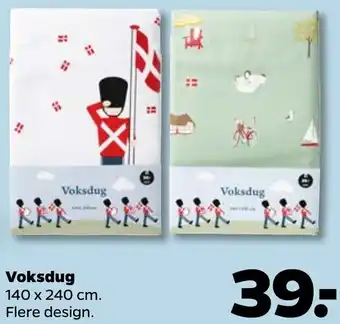 Netto Voksdug 140x240 Cm tilbud