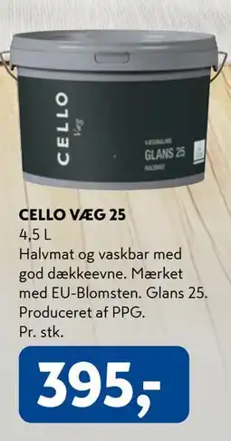 Davidsen CELLO VÆG 25 tilbud