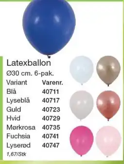 Harald Nyborg Latexballon tilbud