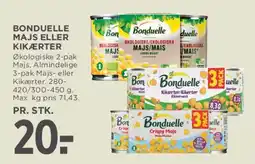 MENY Bonduelle majs eller kikærter tilbud