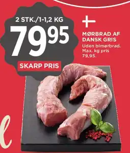 MENY Mørbrad af dansk gris tilbud