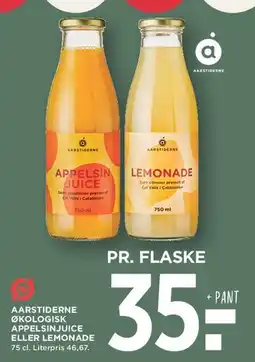 MENY Aarstiderne Appelsinjuice / Lemonade tilbud
