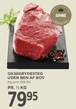 MENY Oksegrydesteg uden ben af bov tilbud