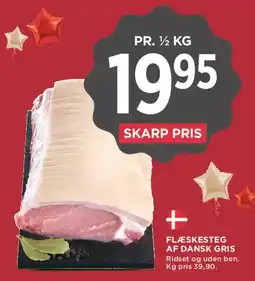 MENY Flæskesteg af dansk gris tilbud
