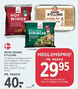 MENY Rose Dansk kylling tilbud