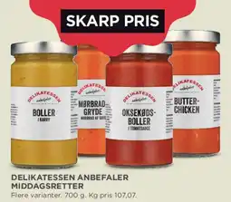 MENY Middagsretter i glas tilbud