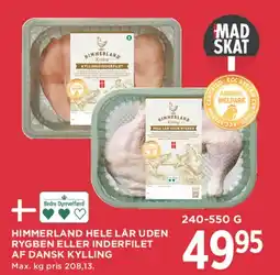 MENY Himmerland hele lår eller inderfilet af dansk kylling tilbud