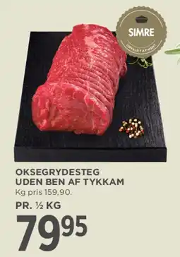 MENY Oksegrydesteg uden ben af tykkam tilbud