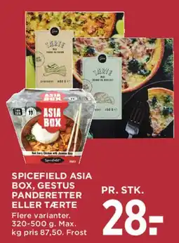 MENY SPICEFIELD ASIA BOX, GESTUS PANDERETTER tilbud