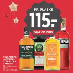 MENY Tullamore, Jägermeister eller Campari tilbud