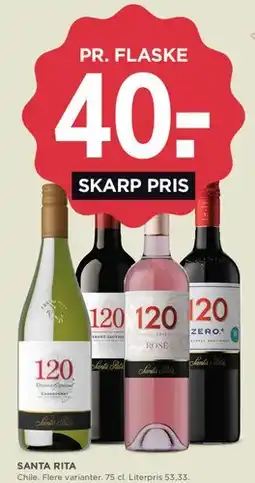MENY Santa Rita (flere varianter) tilbud