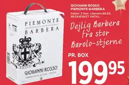 MENY Giovanni Rosso Piemonte Barbera (pr. box) tilbud