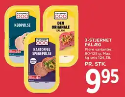 MENY 3-Stjernet Pålæg tilbud