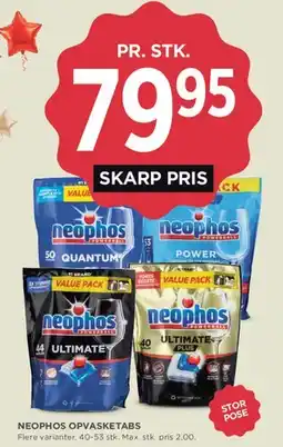 MENY Neophos opvasketabs tilbud