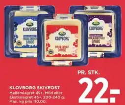MENY Klovborg Skiveost tilbud