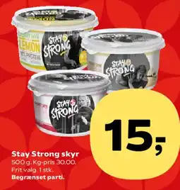 SuperBrugsen Stay Strong skyr tilbud