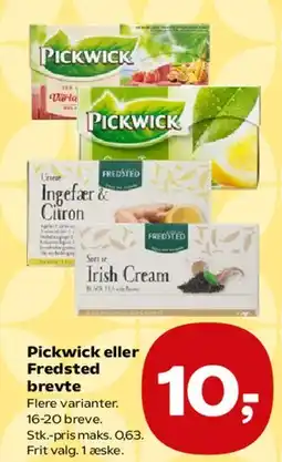 SuperBrugsen Pickwick eller Fredsted breve tilbud