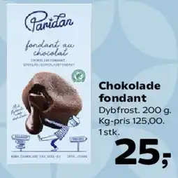 SuperBrugsen Chokolade fondant tilbud
