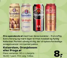 SuperBrugsen Kaiserdom, Oranjeboom eller Praga tilbud