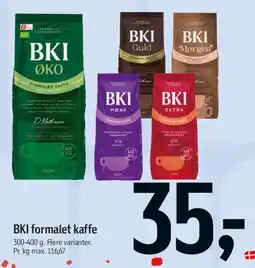 Føtex BKI formalet kaffe tilbud