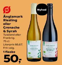 SuperBrugsen Ånglamark Riesling eller Grenache & Syrah tilbud