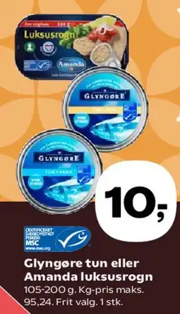 SuperBrugsen Glyngøre tun eller luksusrogn tilbud