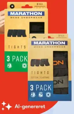 Føtex Marathon Tights 3-pak (pakninger) tilbud