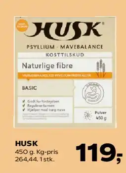 SuperBrugsen HUSK psyllium mavebalance tilbud