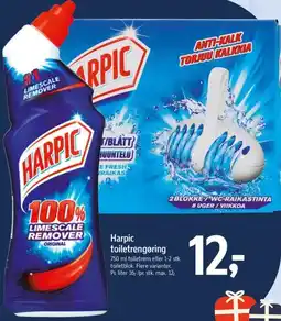 Føtex Harpic toiletrengøring tilbud