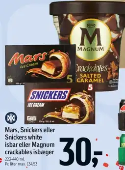 Føtex Mars, Snickers eller Magnum is tilbud