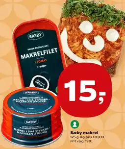 SuperBrugsen Sæby makrel tilbud