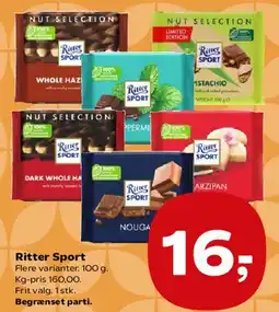 SuperBrugsen Ritter Sport tilbud