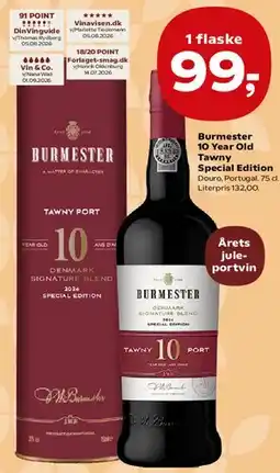 SuperBrugsen Burmester 10 Year Old Tawny Port - Special Edition tilbud