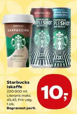 SuperBrugsen Starbucks iskaffe tilbud