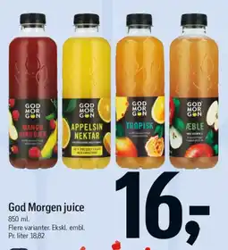 Føtex God Morgen juice tilbud