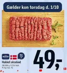 Føtex Hakket oksekød tilbud
