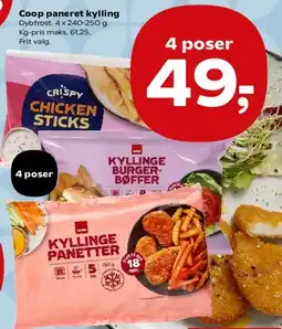 SuperBrugsen Coop paneret kylling tilbud