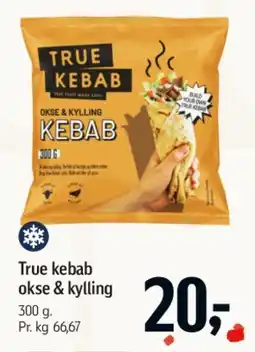 Føtex True kebab okse & kylling tilbud