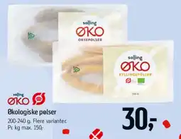 Føtex Økologiske pølser tilbud