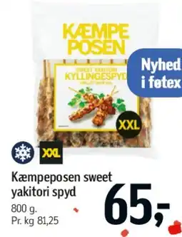 Føtex Kæmpeposen sweet yakitori spyd tilbud