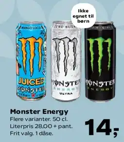 SuperBrugsen Monster Energy tilbud