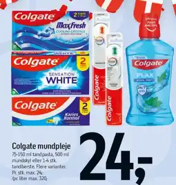 Føtex Colgate mundpleje tilbud