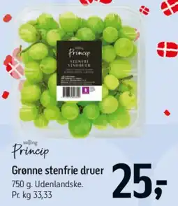 Føtex Grønne stenfrie druer tilbud