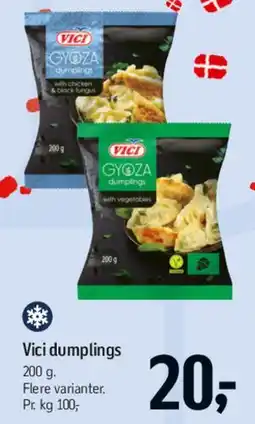 Føtex Vici gyoza / dumplings tilbud