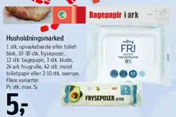 Føtex Bagepapir / husholdningsvarer tilbud