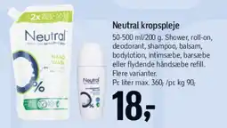 Føtex Neutral kropspleje tilbud
