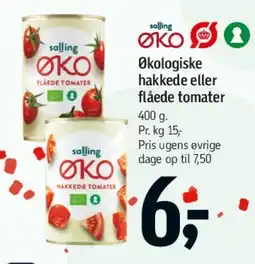 Føtex Økologiske hakkede eller flåede tomater tilbud