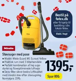 Føtex Støvsuger med pose tilbud